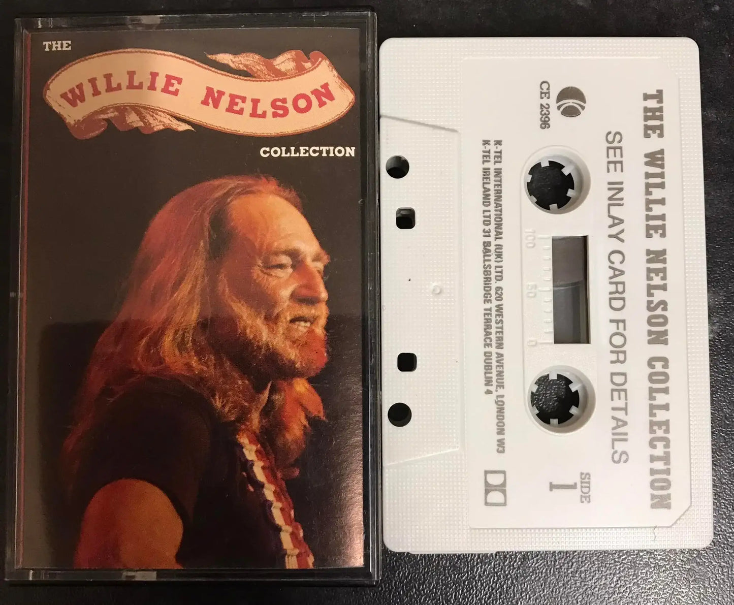 The Willie Nelson Collection, K-Tel, CE 2396, Vintage Cassette Magretro