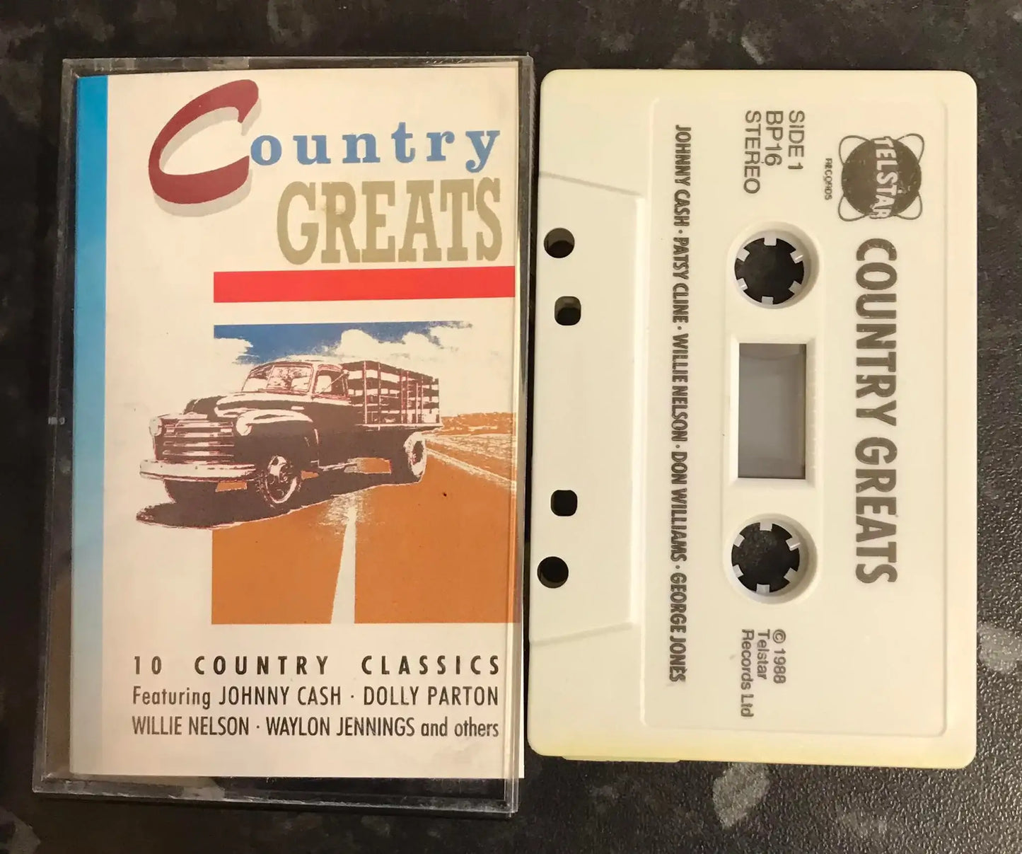 Country Greats by Telstar, Vintage Cassette Magretro