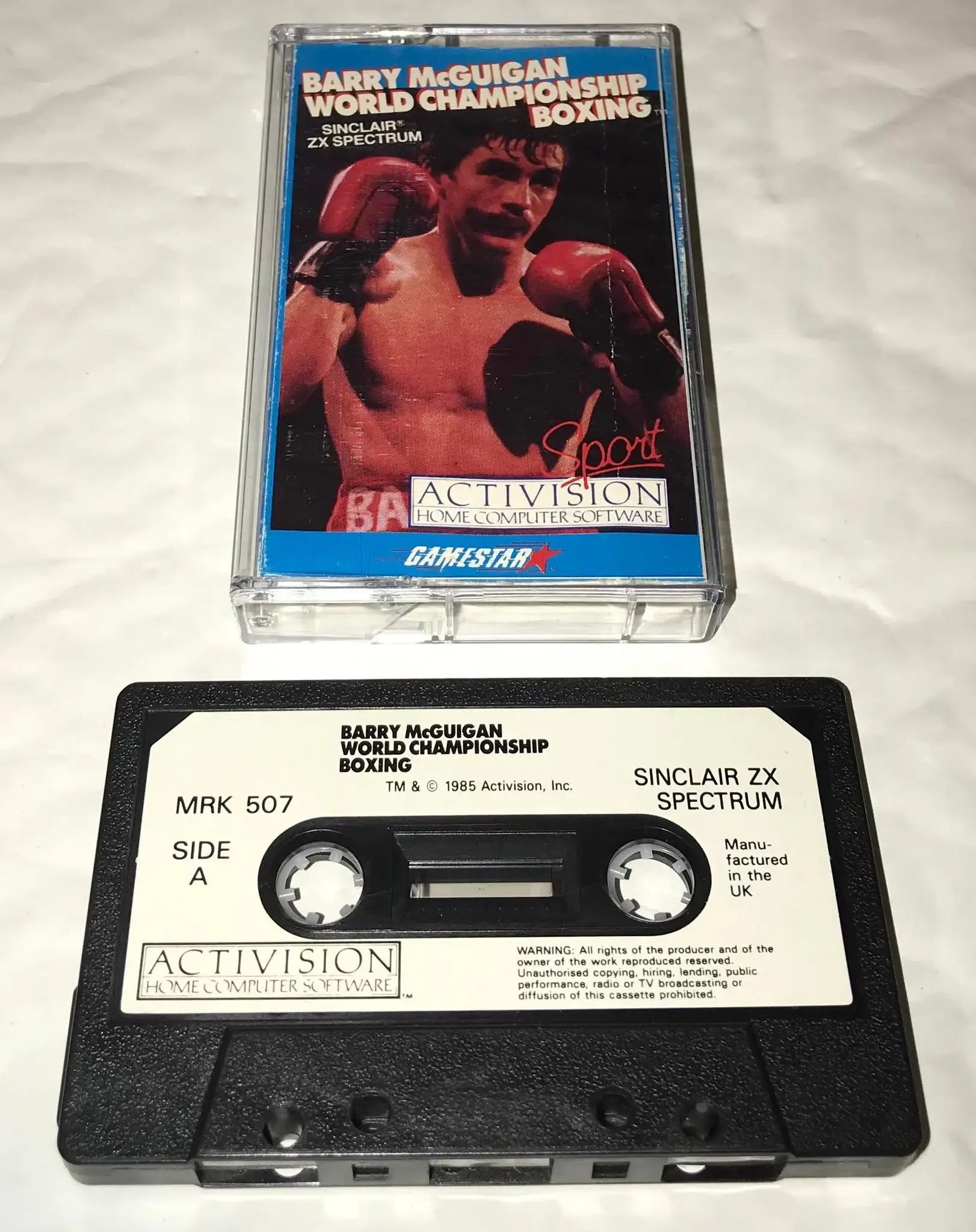 Barry McGuigan World Championship Boxing, ZX Spectrum game by Activision Magretro