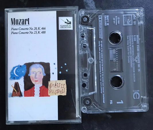 Mozart, Piano Concerto No 20 and 23, Boots, DDC 101, Vintage Cassette Magretro