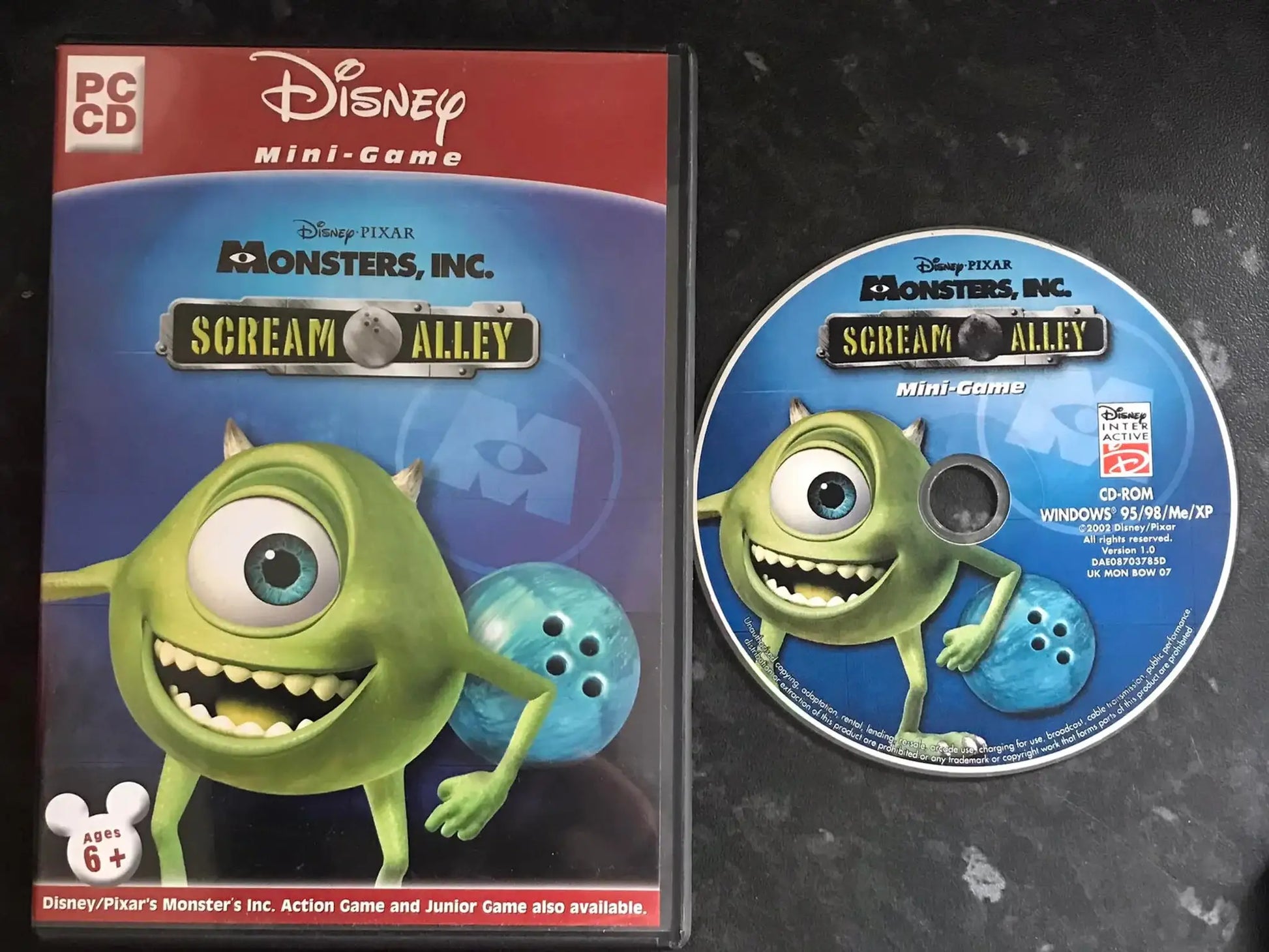Disney Pixar Monsters Inc Scream Alley, UK, Pal, PC Game Magretro