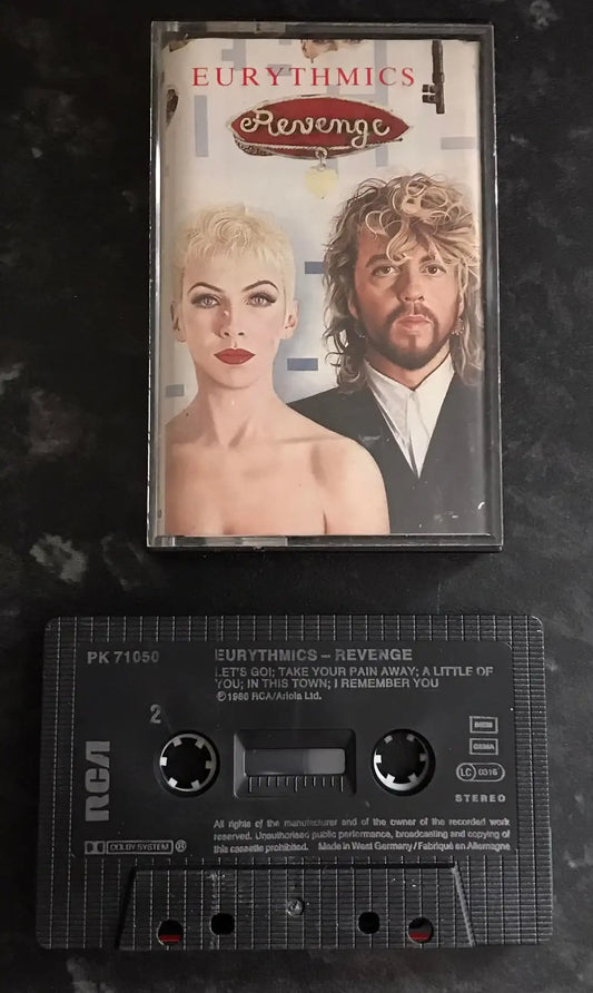 Eurythmics, Revenge Album, RCA,PK 71050, Vintage Cassette Magretro