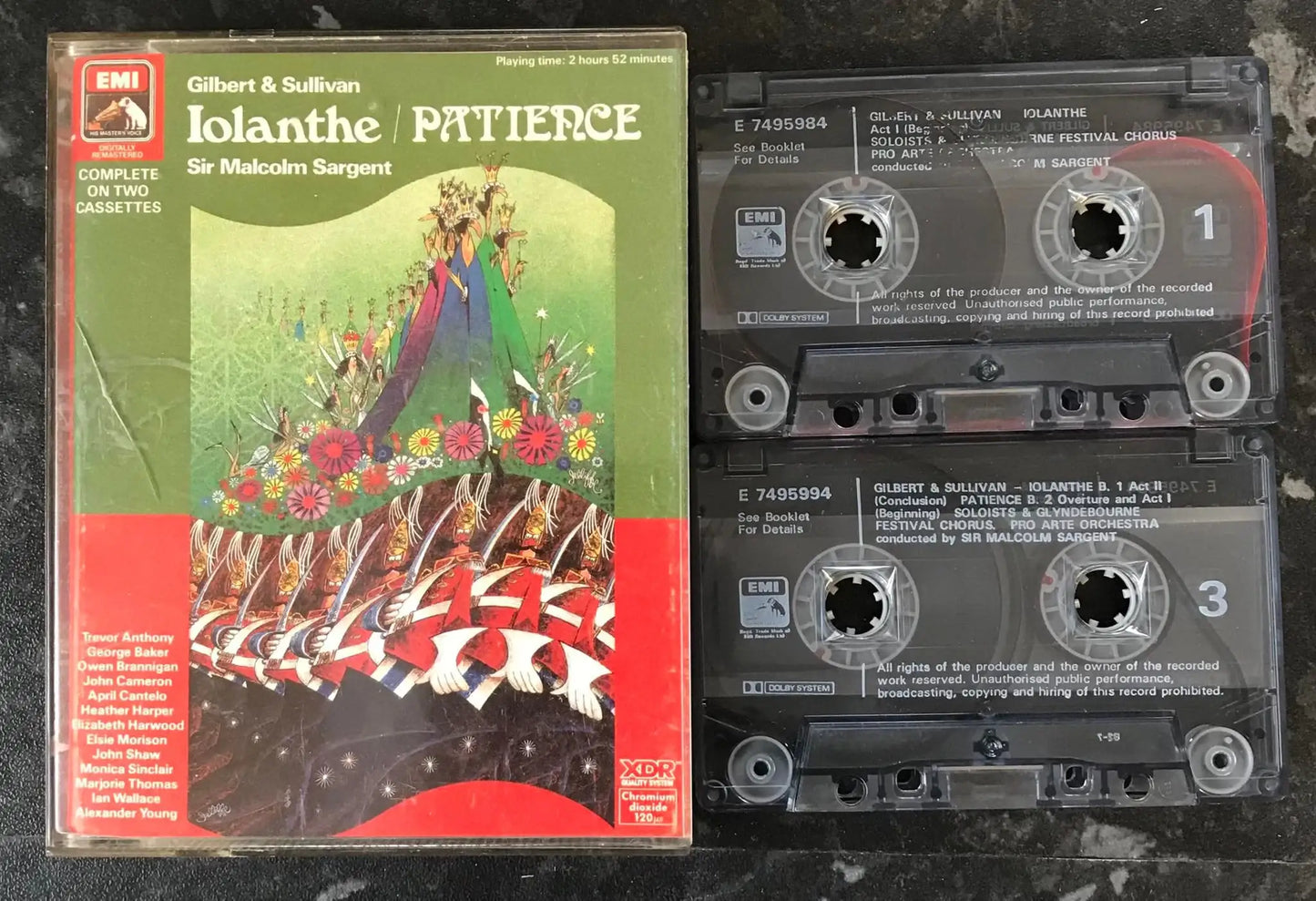 Iolanthe, Patience, Gilbert & Sullivan, Sir Malcolm Sargent, EMI, e 7495994 Magretro