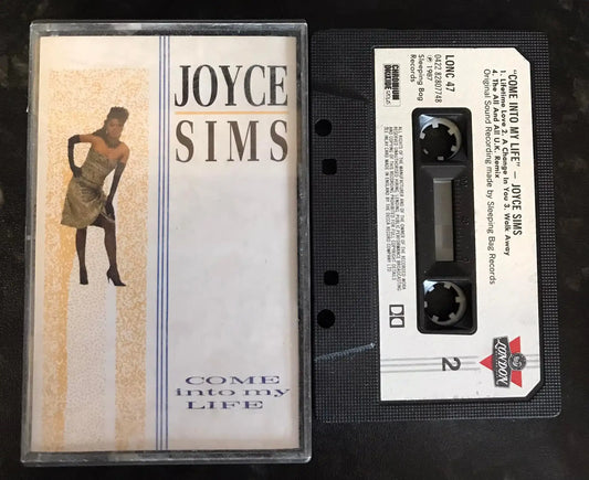 Joyce Sims, Come Into My Life Album,London Records,LONC 47, Vintage Cassette Magretro