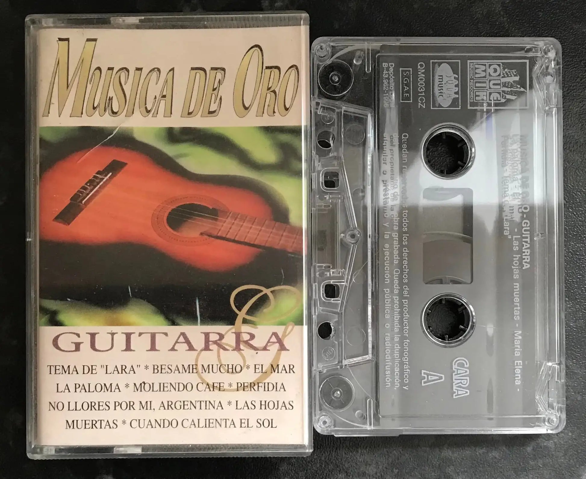Musica De Oro - Guitarra, Que Mik Music, QM0031CZ, Vintage Cassette Magretro