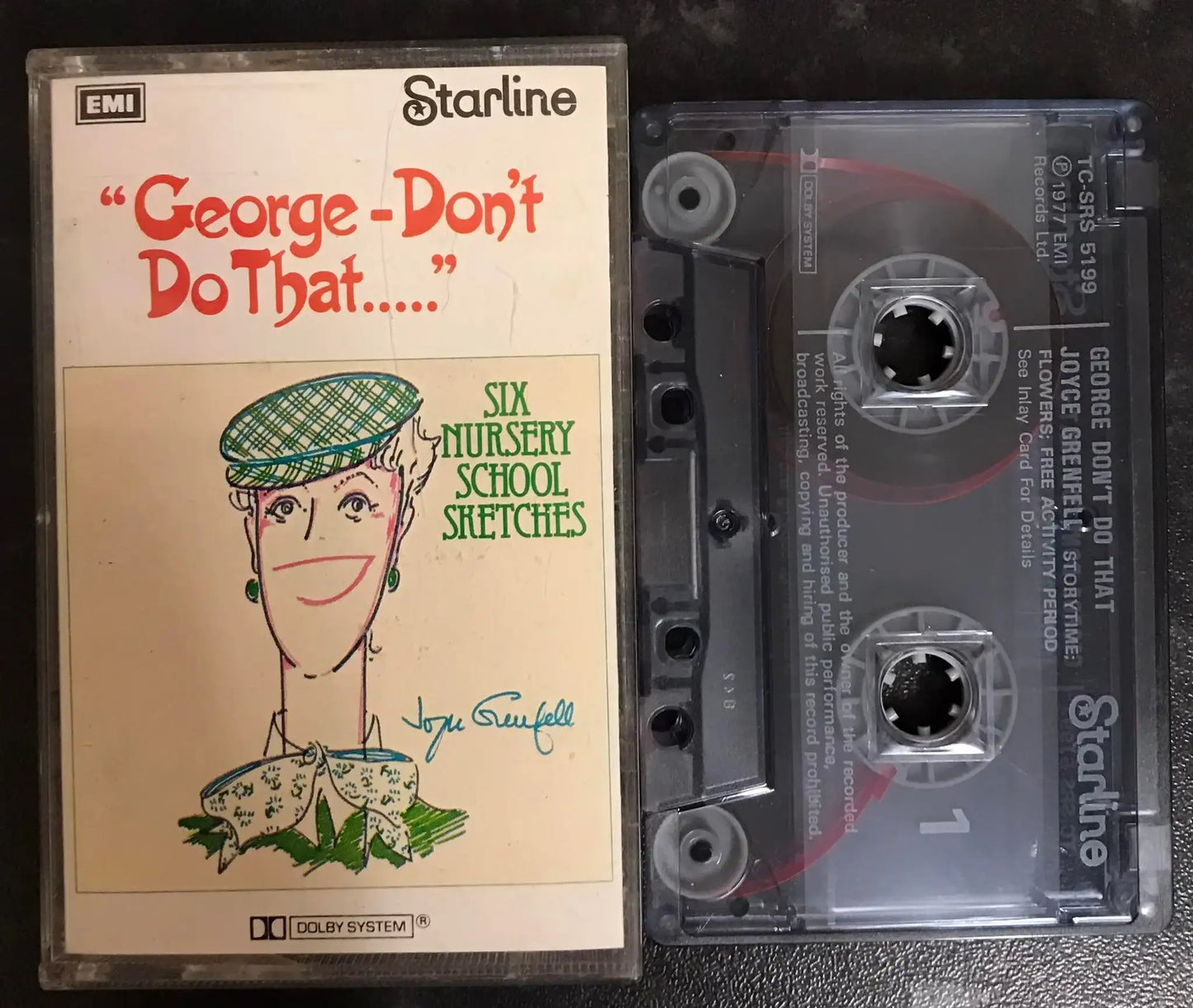 Joyce Grenfell, George Don't Do That Audiobook, tc-srs 5199, Vintage Cassette Magretro