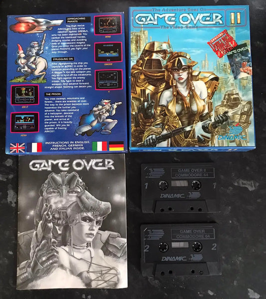 Game Over II, C64 game by Dinamic, ULTRA RARE, WORKING Magretro