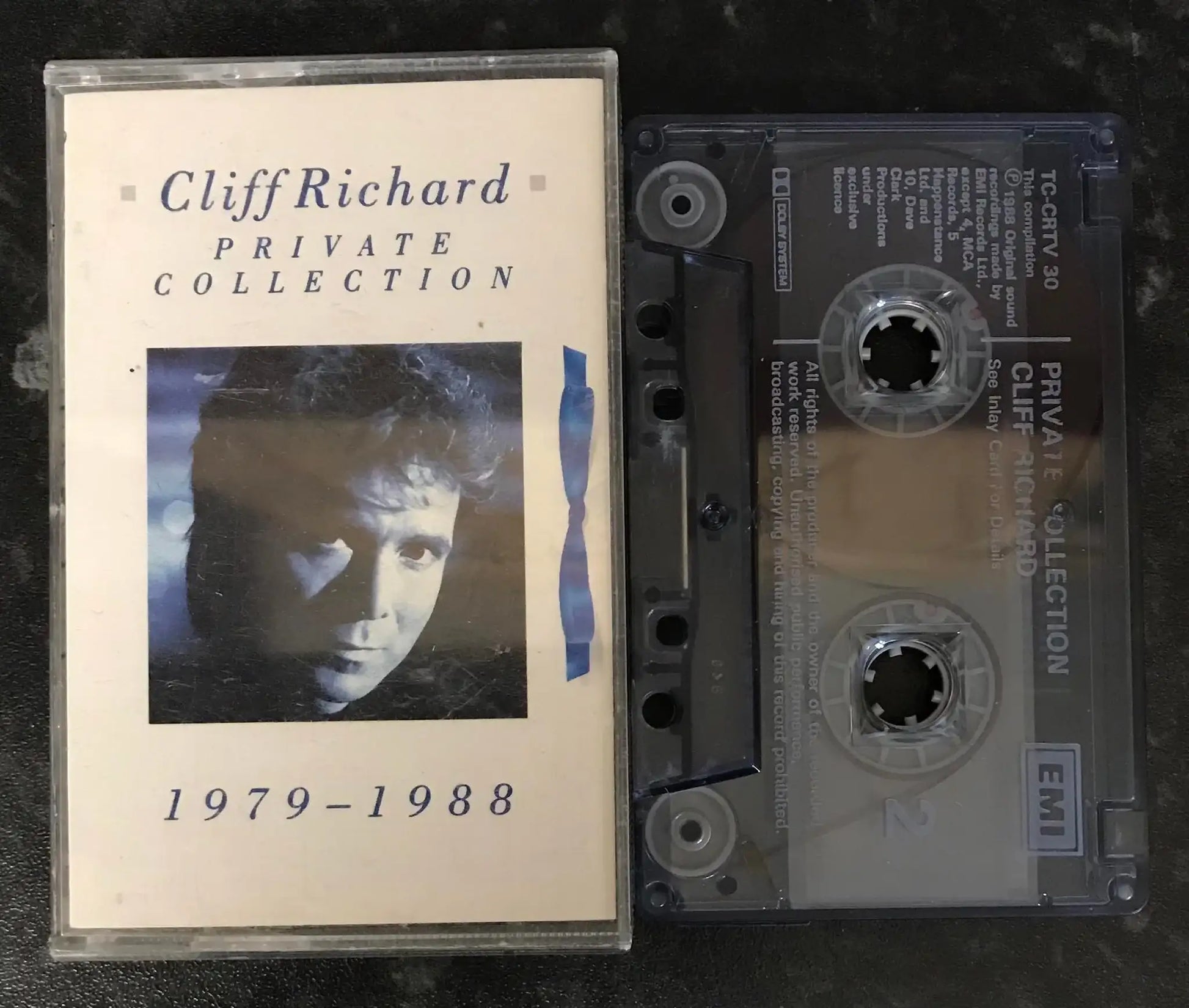 Cliff Richard, Private Collection, 1979 to 1988, EMI, TCCRTV30, Vintage Cassette Magretro