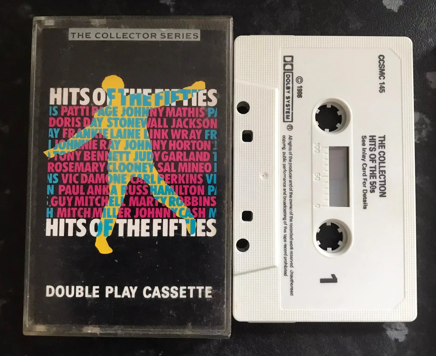 The Collection, Hits of the Fifties Album, Castle, CCSMC 145, Vintage Cassette Magretro