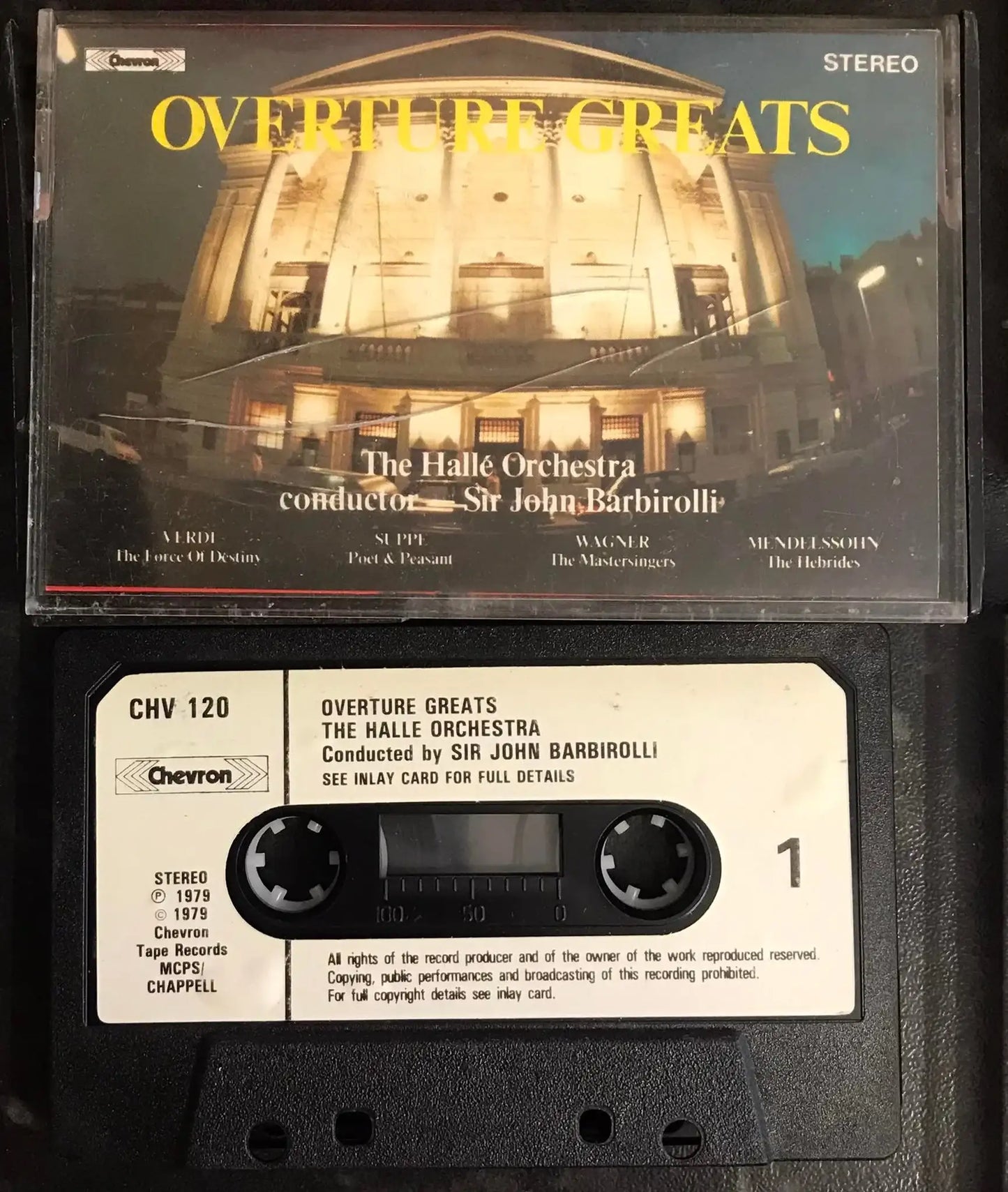 OVERTURE GREATS, THE HALLE ORCHESTRA, SIR JOHN BARBIROLLI, CHV 120 Magretro