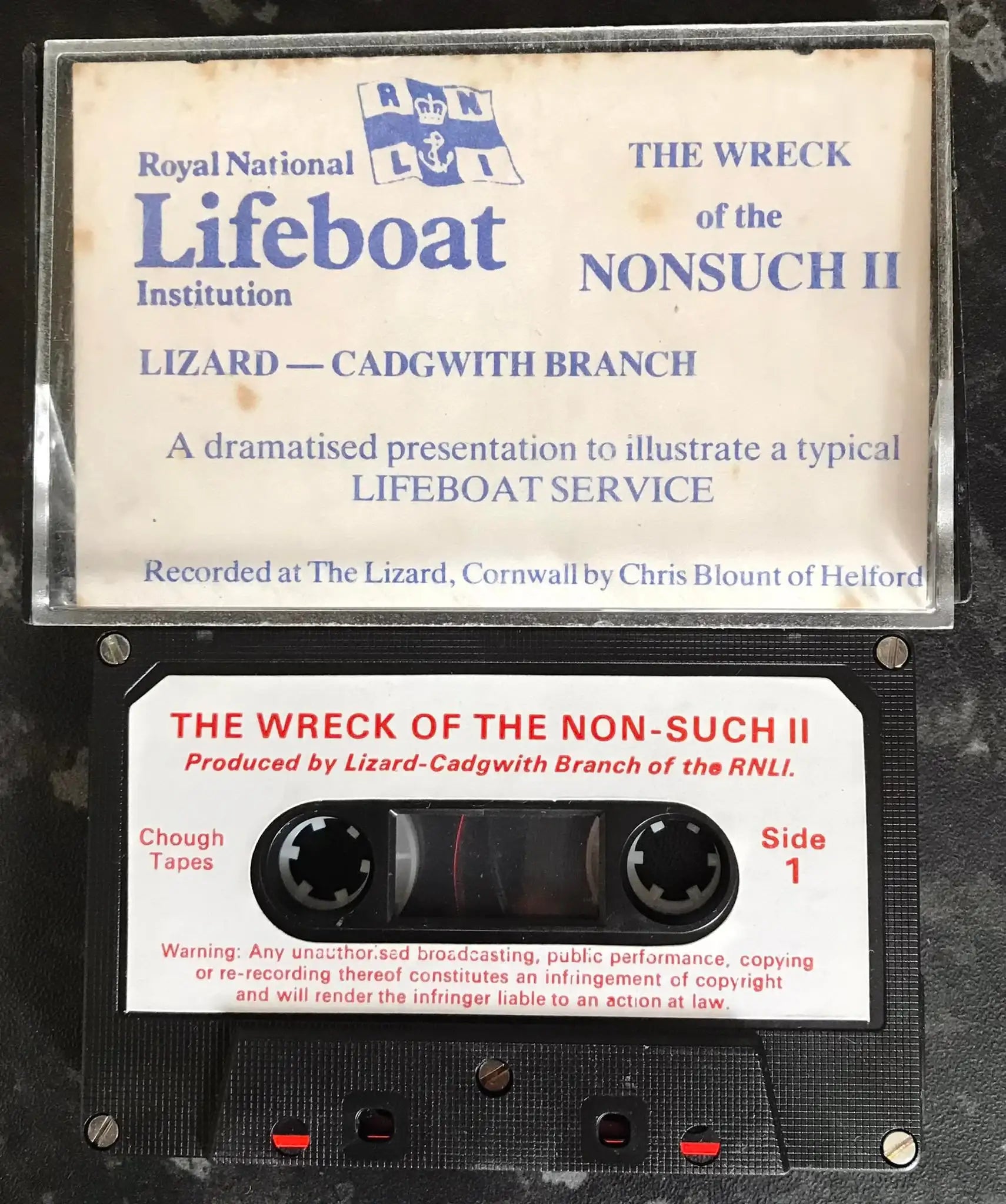 R.N.L.I., The Wreck Of The Nonsuch II Dramatised Presentation, Vintage Cassette Magretro