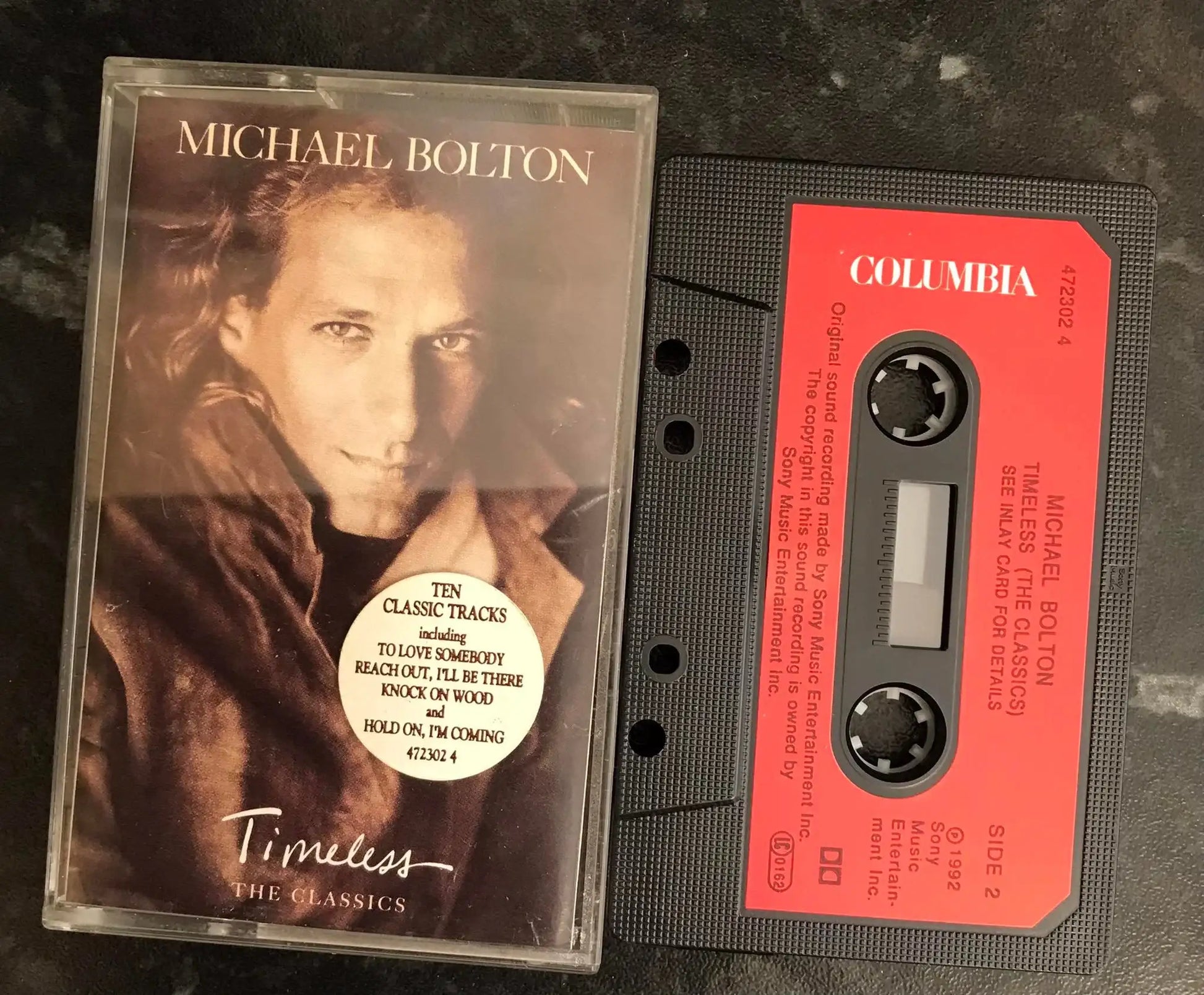 Michael Bolton, Timeless (The Classics) Album, COLUMBIA, 472302 4 Magretro