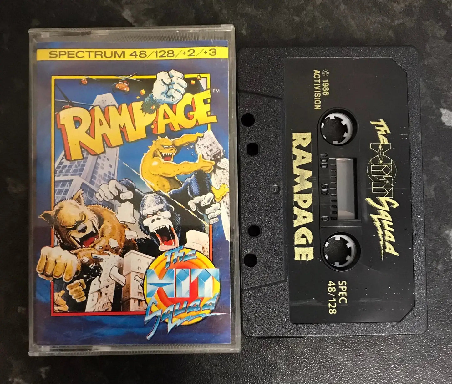 Rampage, ZX Spectrum Game, by The Hit Squad Magretro