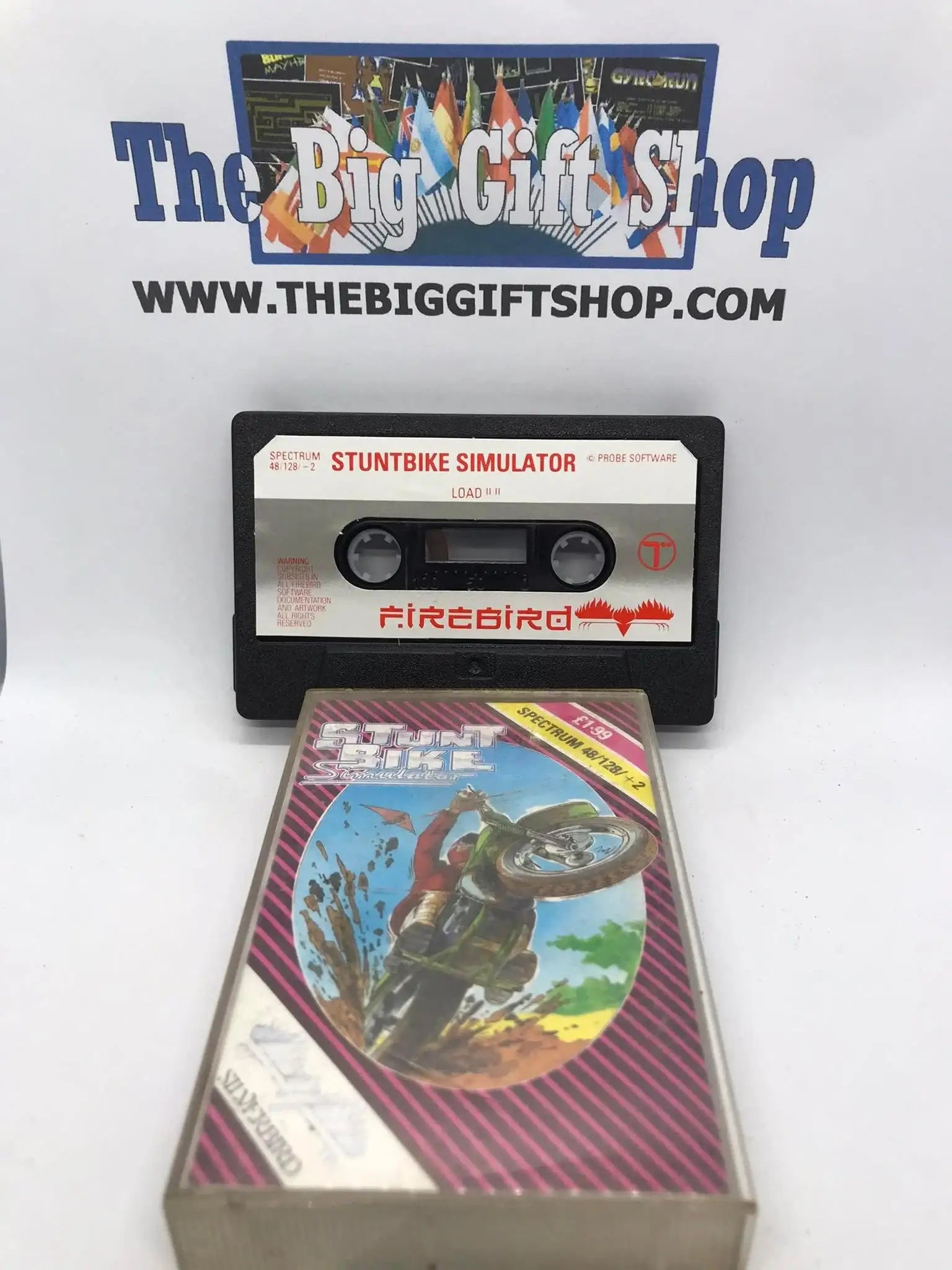 Stunt Bike Simulator (Tested Working), ZX Spectrum, Silverbird Software Ltd Magretro