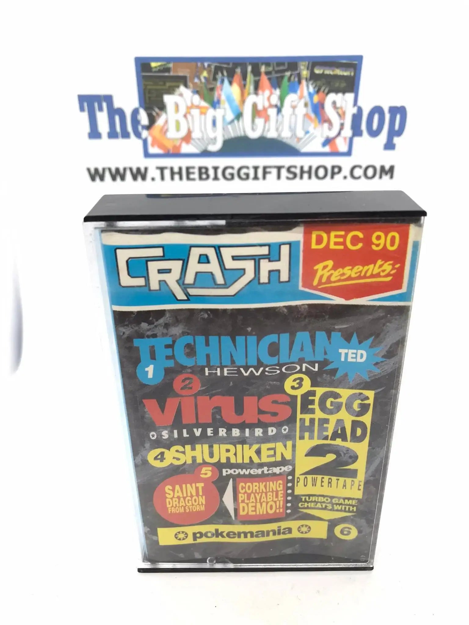 CRASH, Magazine tape December 1990, ZX Spectrum Magretro