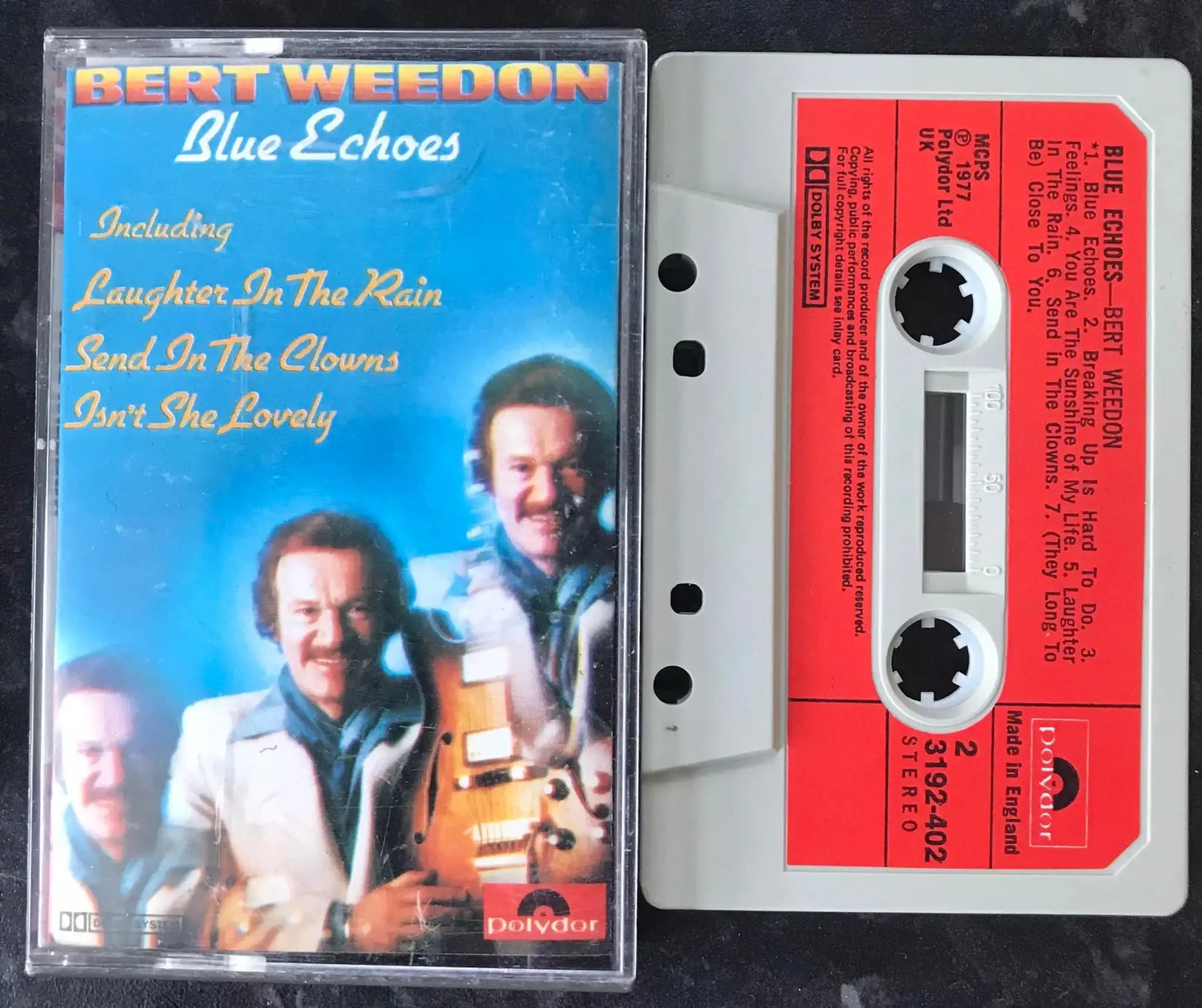 Bert Weedon, Blue Echoes Album, Polydor,3192 402, 3192-402 Magretro