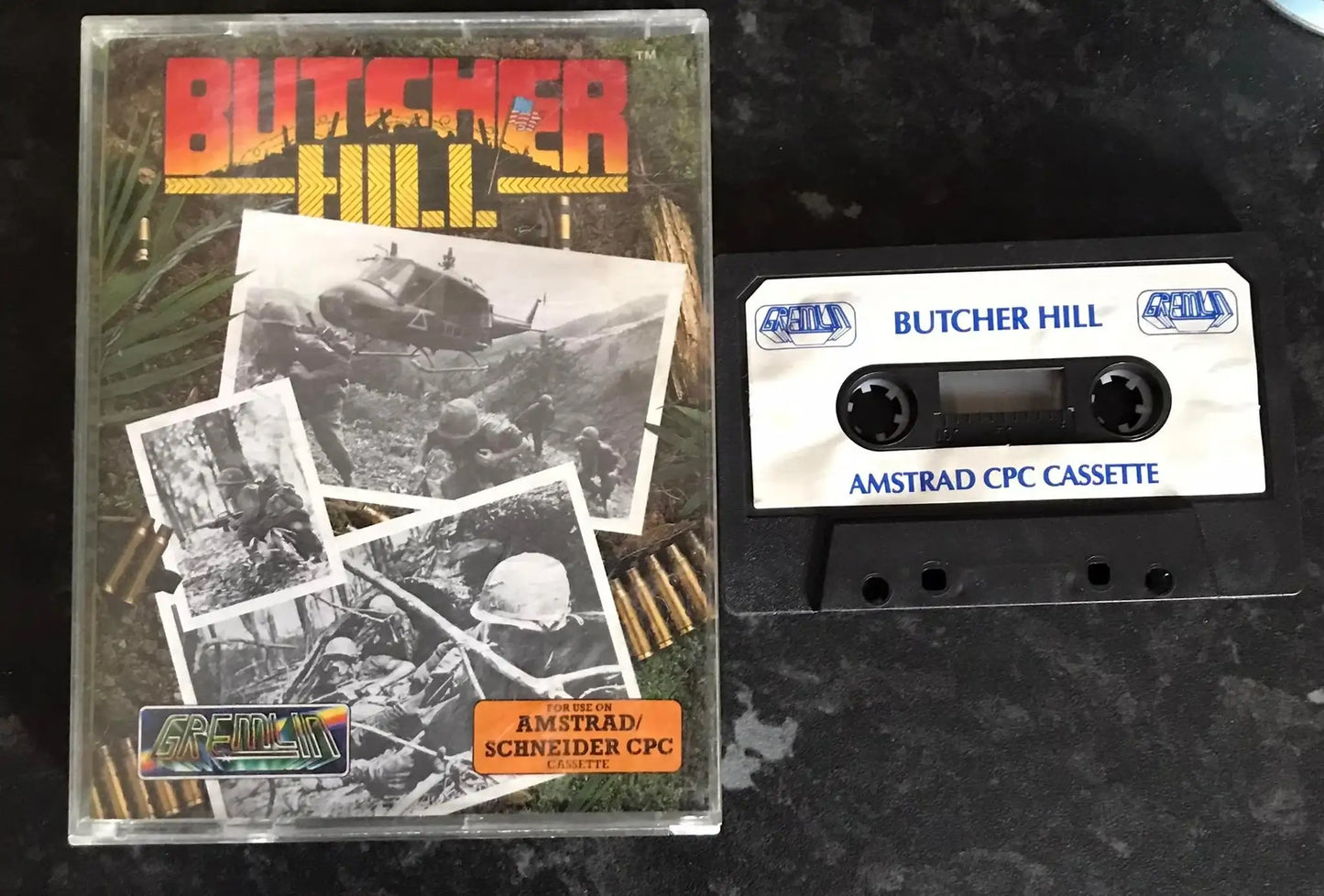 Butcher Hill, CPC 464 / 664 Released by Gremlin Graphics Software Magretro