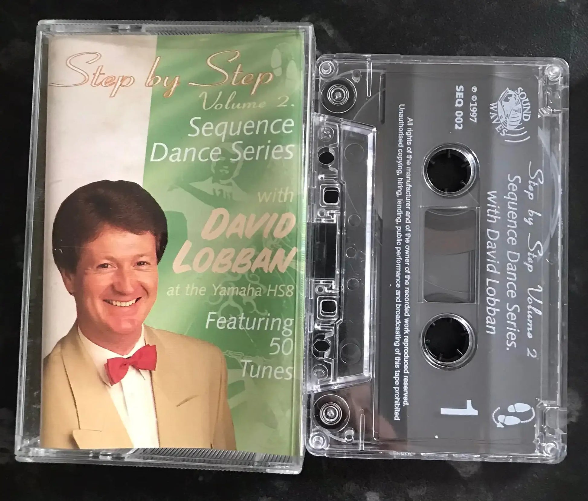 David Lobban, Step by Step Vol 2 Album, SEQ002, Sound Waves, Vintage Cassette Magretro