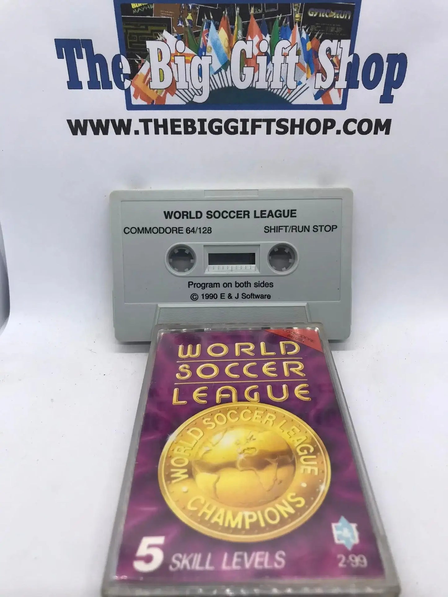World Soccer League, C64, Released by E&J Software, WORKING Magretro
