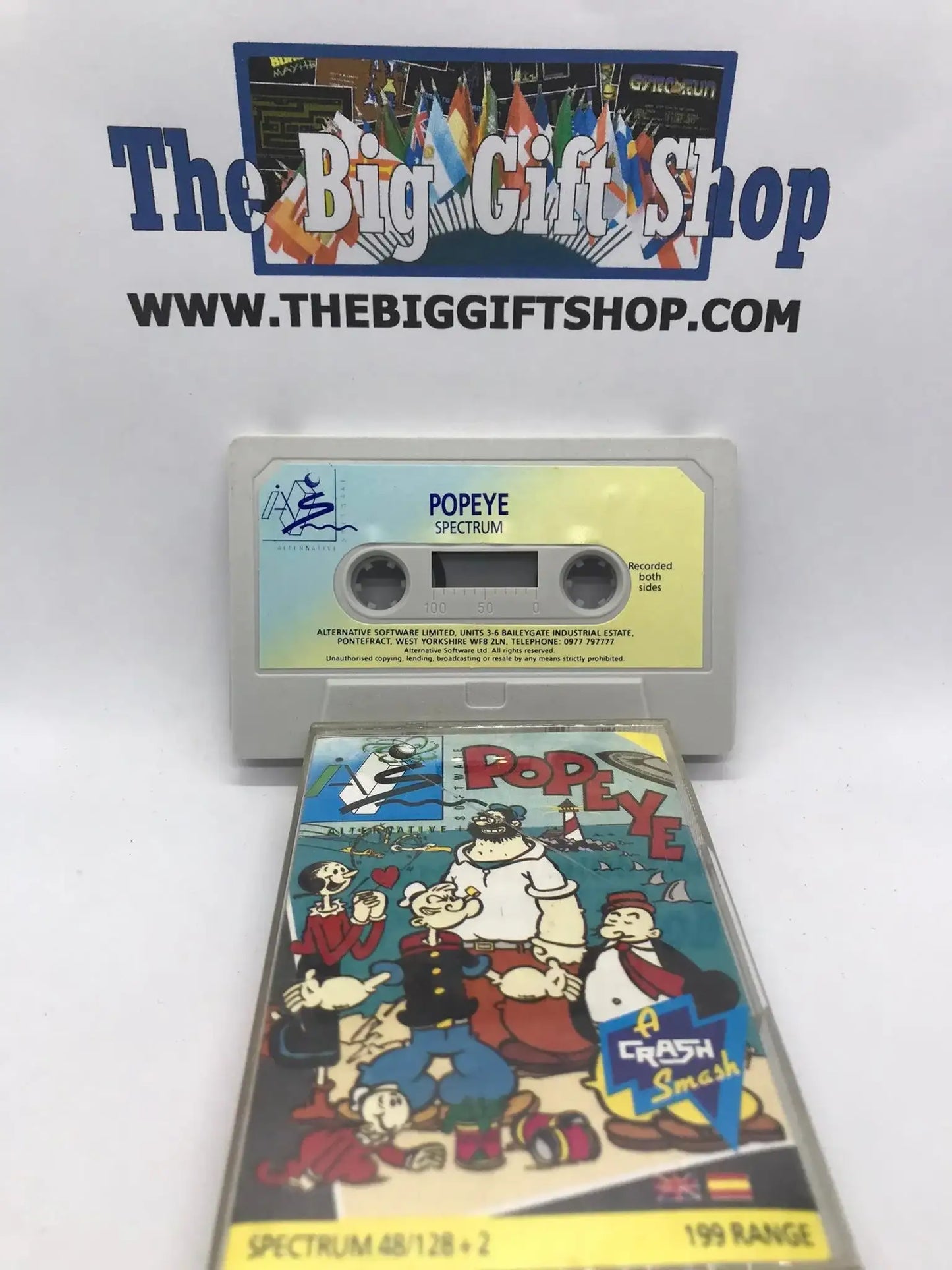 Popeye (Alternative) (Tested Working), ZX Spectrum, Magretro