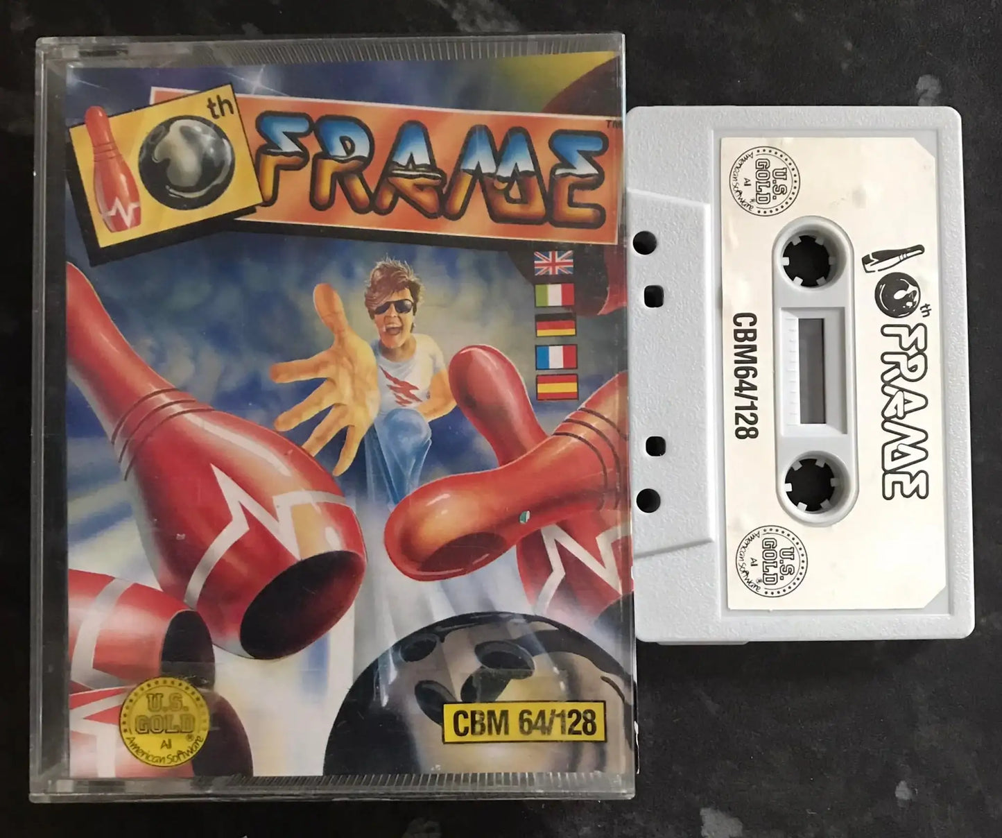 10th Frame, C64 game , US Gold Software, WORKING Magretro