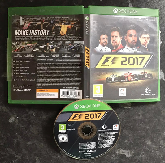 f1 2017, Xbox One Game, UK PAL Magretro