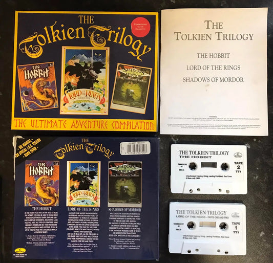 The Tolkien Trilogy, C64 Game By Melbourne House, RARE Magretro
