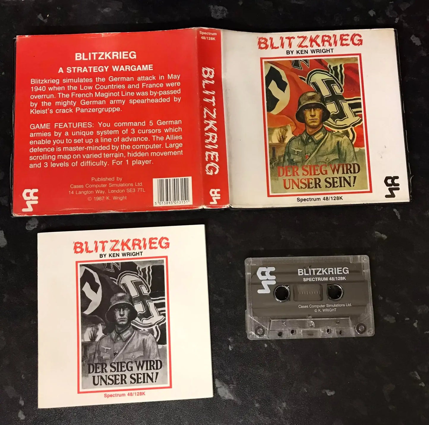 Blitzkrieg, ZX Spectrum, by CCS , Working Magretro