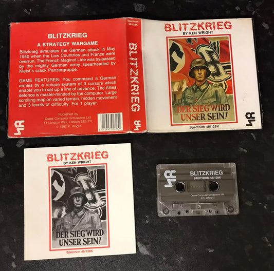 Blitzkrieg, ZX Spectrum, by CCS , Working Magretro