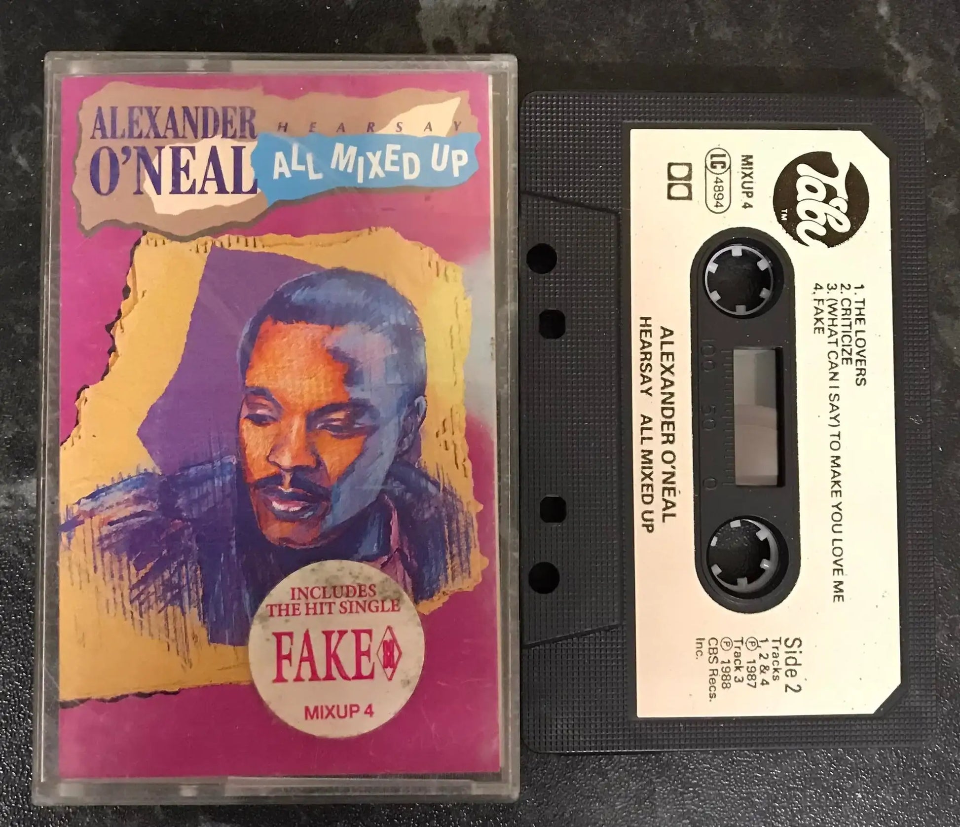 Alexander O'Neal, Hearsay, All Mixed Up Album, (RARE), Tabu Records, MIXUP 4 Magretro