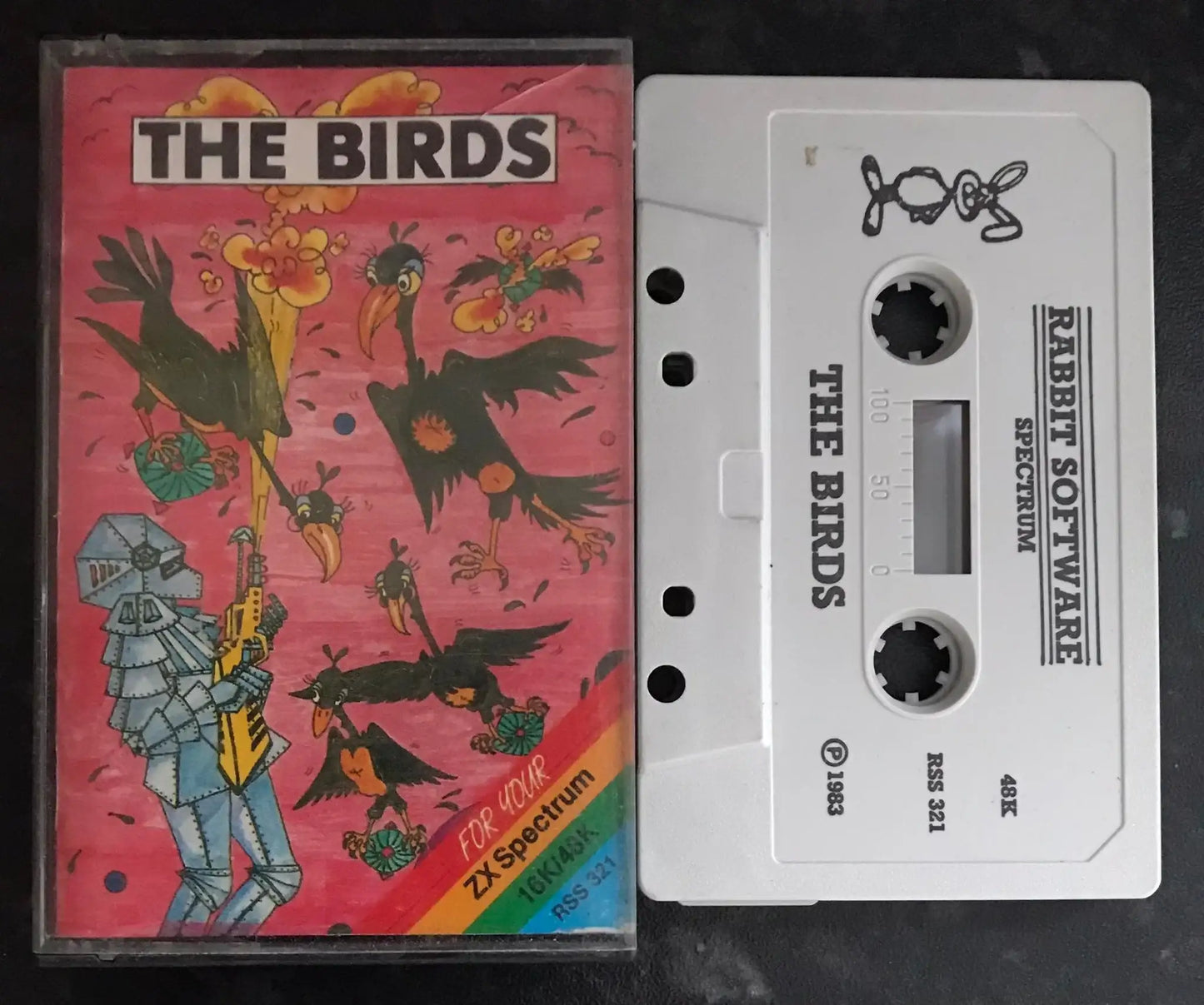 The Birds, ZX Spectrum, Released by Rabbit Software, WORKING Magretro