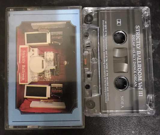 Strictly Ballroom vol 3 , Decap 105 Key Dance Organ, Vintage Cassette Magretro