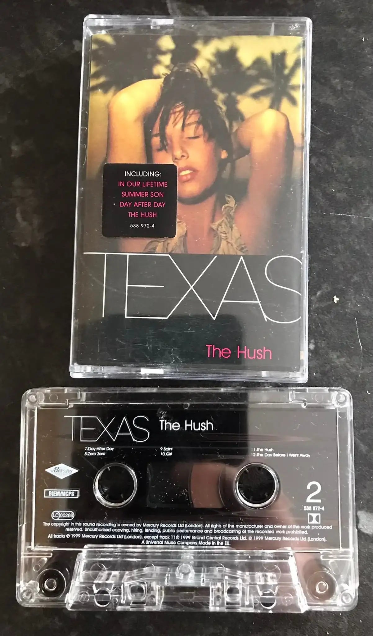 Texas, The Hush Album, Mercury, 538 972-4, Vintage Cassette Magretro