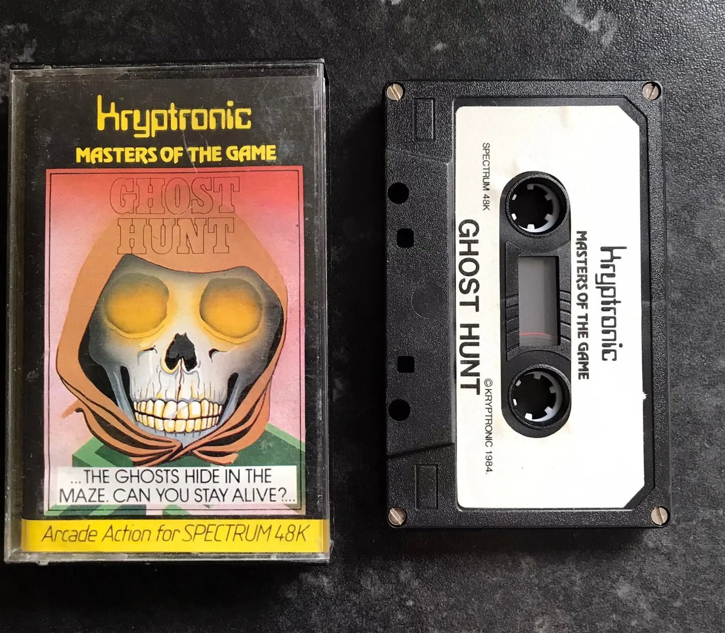 Ghost Hunt (White Label) (Working), ZX Spectrum, by Kryptonic Magretro
