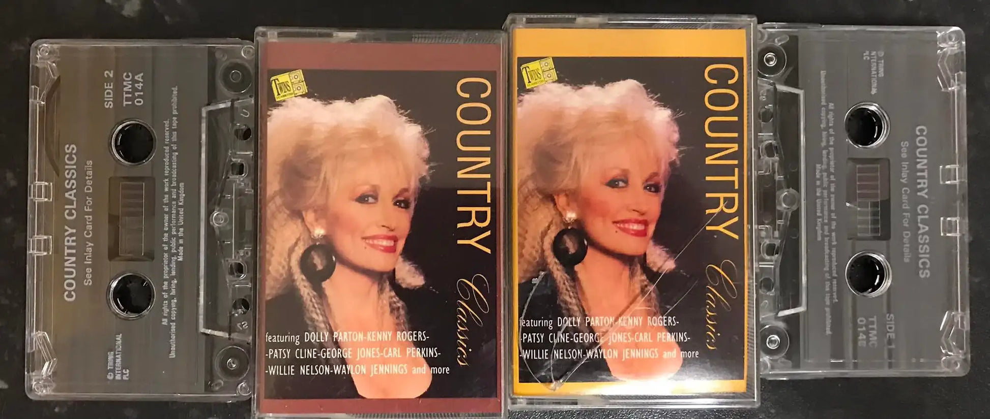 Country Classics Twin Cassette Album, Tring, TTMC014A, Vintage Cassette Magretro