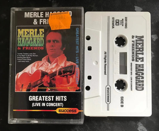 Merle Haggard & Friends Greatest Hits Album, 22519mc, Vintage Cassette Magretro