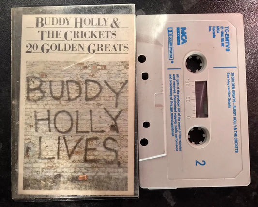 The Crickets, Buddy Holly Lives Album, MCA Records, TC-EMTV 8, Vintage Cassette Magretro