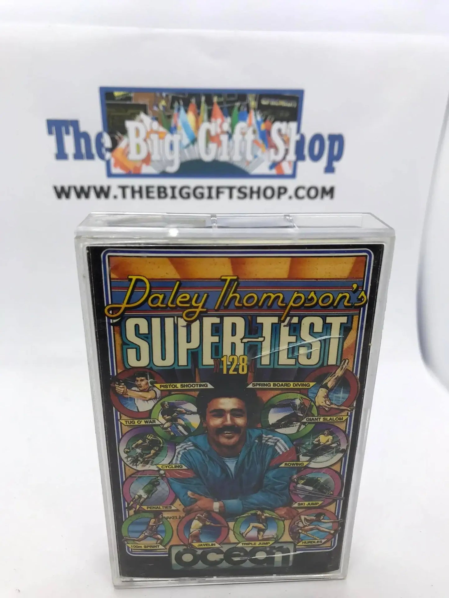 Daley Thompson's Supertest, 128k, ZX Spectrum, Ocean Software Magretro