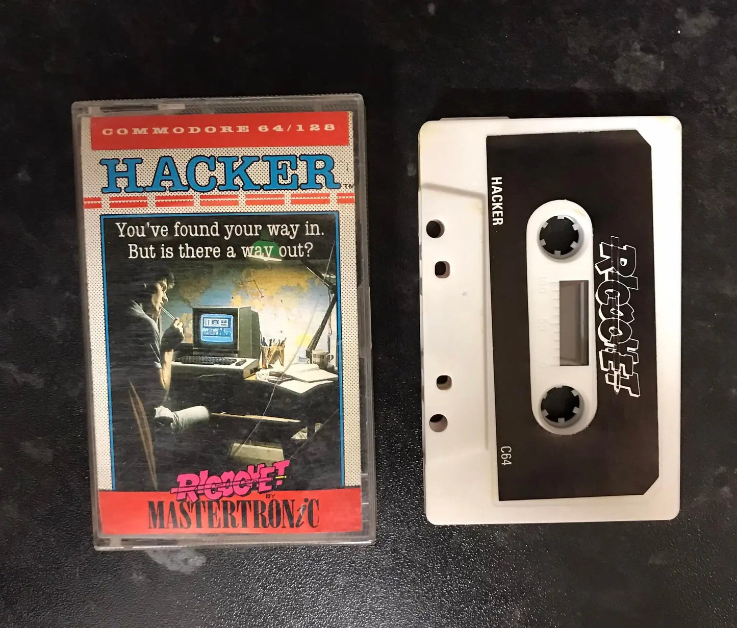 Hacker, C64, by Ricochet, WORKING Magretro