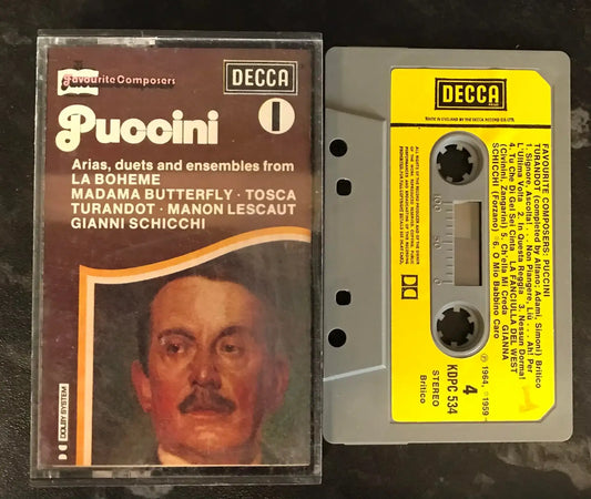Favourite Composers, Puccini Vol 1, Arias Duets and Ensembles, kdpc 533 Magretro