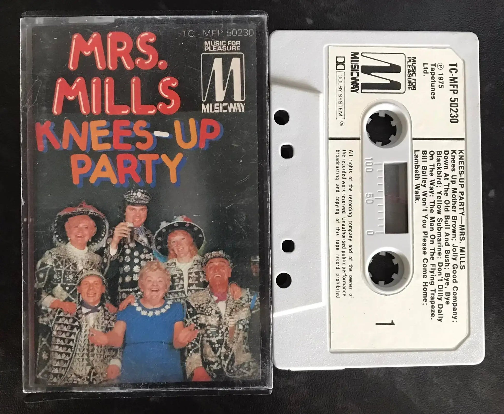 Knees Up Party Album, Mrs. Mills, Music For Pleasure, TC-MFP 50230 Magretro