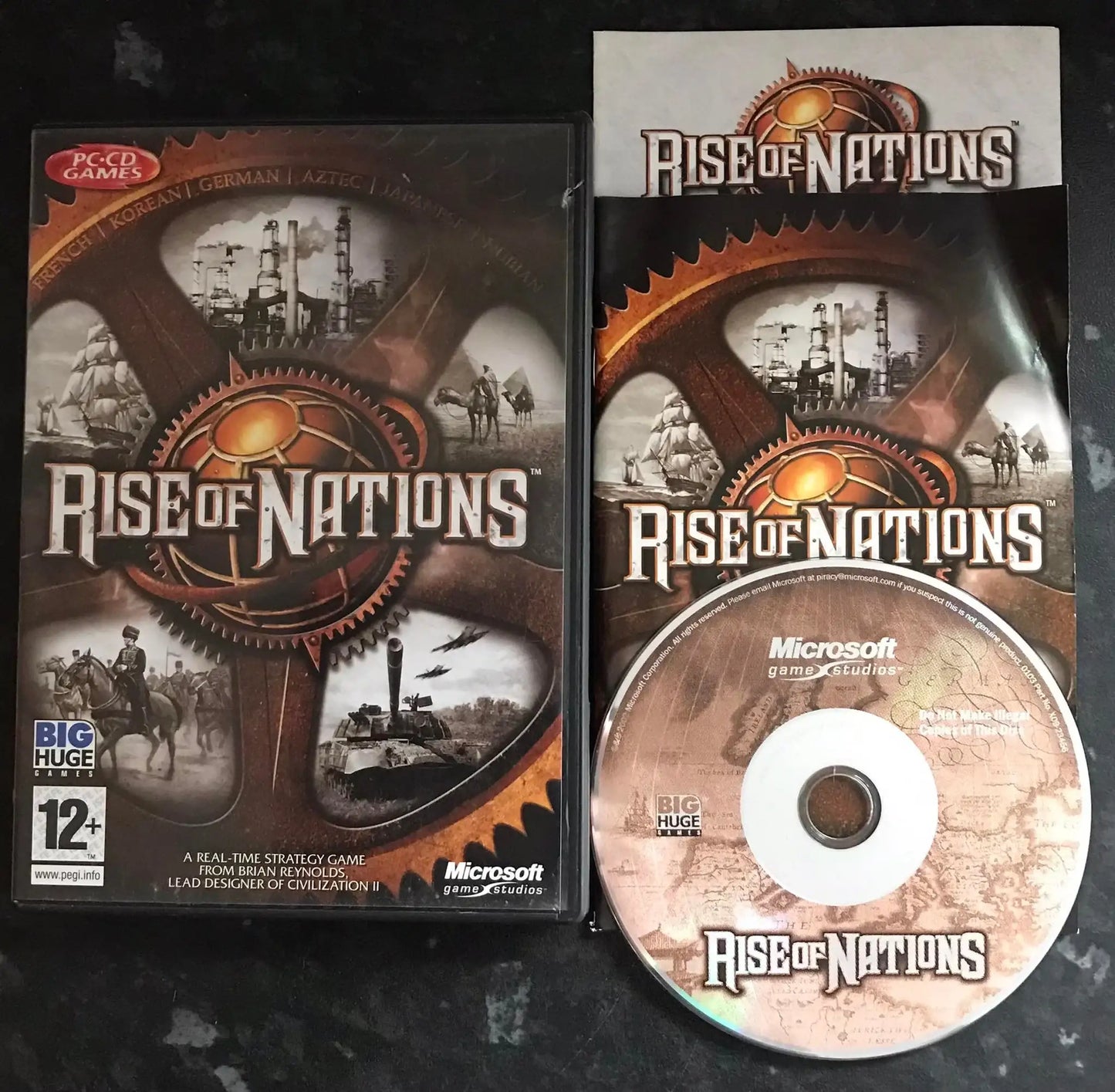 Rise of Nations, UK, Pal, PC Game Magretro