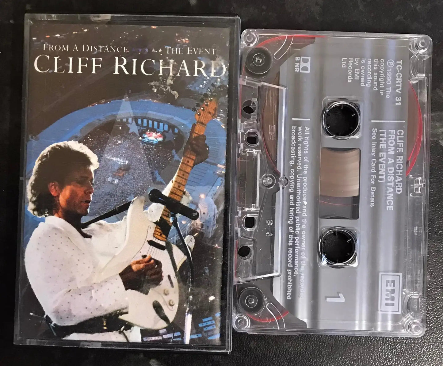 Cliff Richard, From a Distance, The Event, EMI, TCCRTV 31, Vintage Cassette Magretro