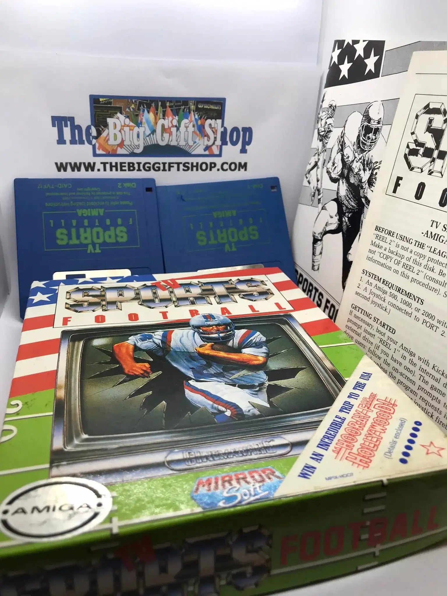 TV Sports Football, Amiga, Released by Mirrorsoft Ltd. Magretro