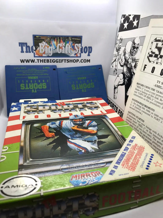 TV Sports Football, Amiga, Released by Mirrorsoft Ltd. Magretro