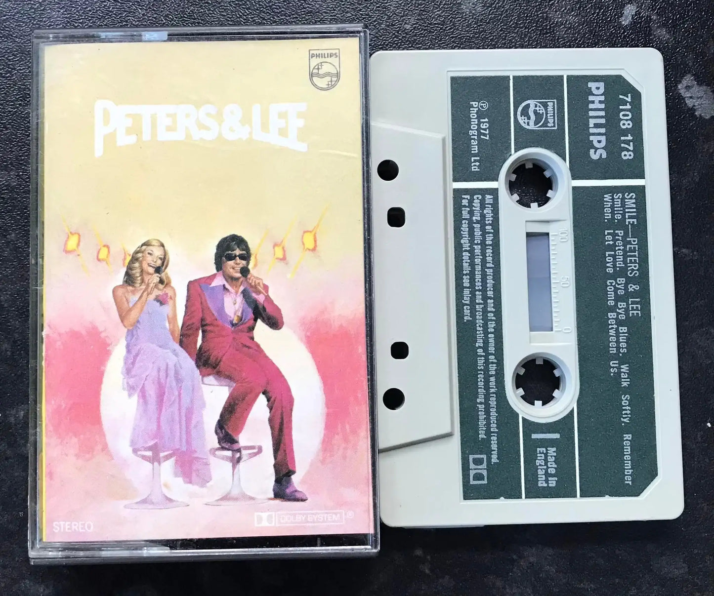 Peters & Lee, Smile Album, Philips, 7108 178, Vintage Cassette Magretro
