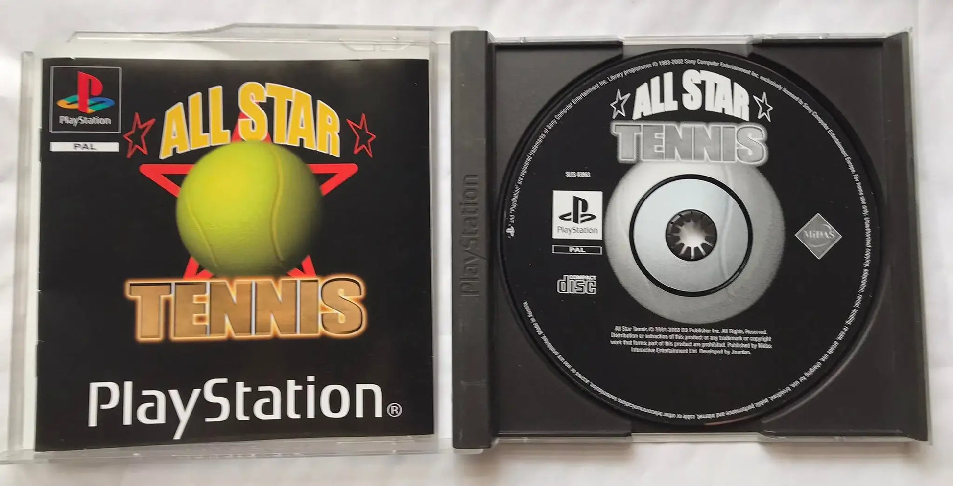 all star tennis, Playstation 1 Game Magretro