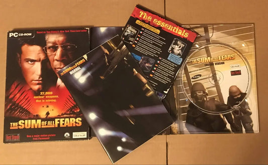 The Sum Of All Fears - Tom Clancy's - PC CD-Rom game Magretro