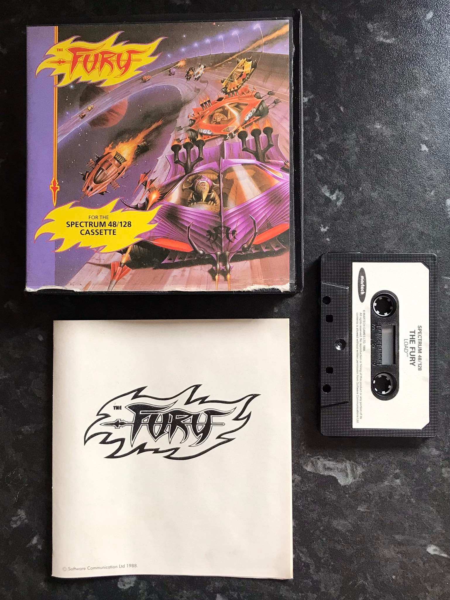 The Fury, ZX Spectrum, by Martech, Working Magretro