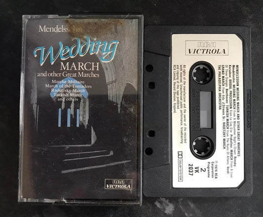 Mendelssohn Wedding march and other great marches, vk 2037, Vintage Cassette Magretro